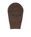 Moncler X Rick Owens Wool And Cashmere Balaclava In Brown