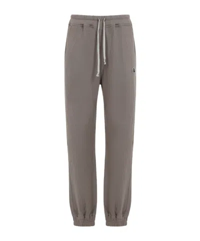 Moncler X Rick Owens Logo Casual Pants In Gray