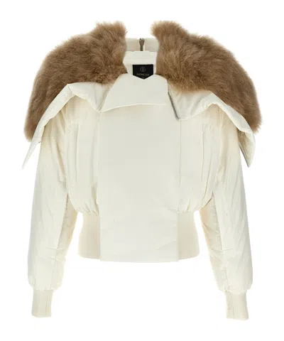 Moncler X Rick Owens Long-sleeved Cotton Clothes In White
