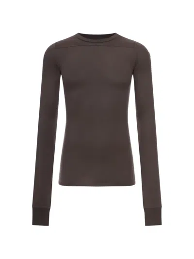 Moncler X Rick Owens Long-sleeve T-shirt In Brown