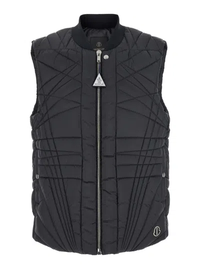 Moncler X Rick Owens Megapenta' Black Vest