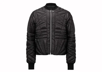 Pre-owned Moncler X Rick Owens Megapenta Flight Down Bomber Jacket In Black