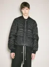 Moncler X Rick Owens Men Megapenta Flight Down Jacket In Black