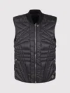 Moncler X Rick Owens Quilted Sleeveless Jacket With Front Zip Closure