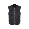 Moncler X Rick Owens Quilted Sleeveless Jacket With Front Zip Closure