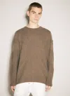 Moncler X Rick Owens Jumbo Crewneck Sweater In Brown