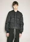 Moncler X Rick Owens Men Megapenta Flight Down Jacket In Black