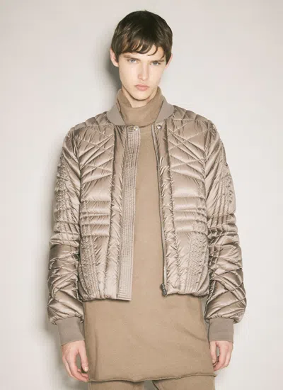 Moncler X Rick Owens Men Megapenta Flight Down Jacket In Grey