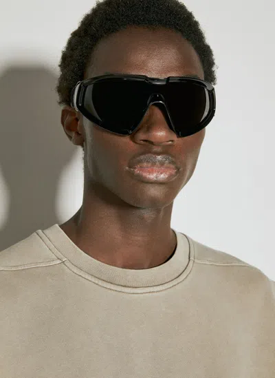 Moncler X Rick Owens ml 0294p Wrapid Sunglasses In Black