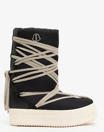 Pre-owned Moncler X Rick Owens Moncler Big Rock Snow Boots In Black