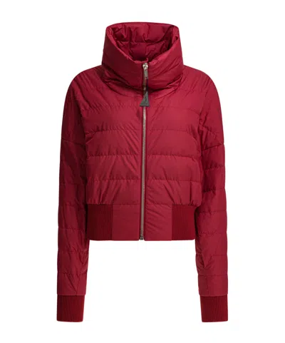 Moncler X Rick Owens Moncler  Rick Owens Cropped Down Jacket In Red