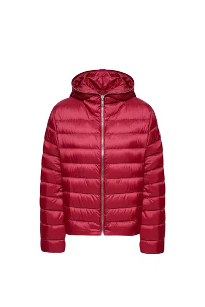 Moncler X Rick Owens Moncler  Rick Owens Ziplock Hooded Short Down Jacket In Pink