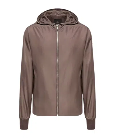 Moncler X Rick Owens Moncler  Rick Owens Ziplock Windbreaker In Brown