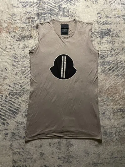 Pre-owned Moncler X Rick Owens Moncler Sleeveless Tank Top In Brown