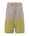 Moncler X Rick Owens Long Cashmere Boxers In Green