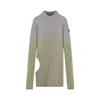Moncler X Rick Owens Acid Degrad Subhuman Sweatshirt In Green