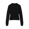Moncler X Rick Owens Mu02d9c01 Biker Round Neck Pullover Women In Black