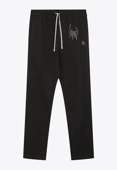 Moncler X Rick Owens Track Pants In Black
