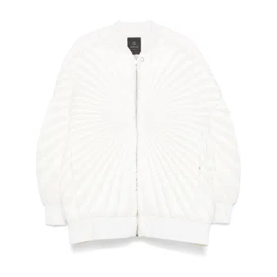MONCLER X RICK OWENS WHITE JACKETS