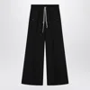 Moncler X Rick Owens Wide Bela Trousers In Poplin In Black
