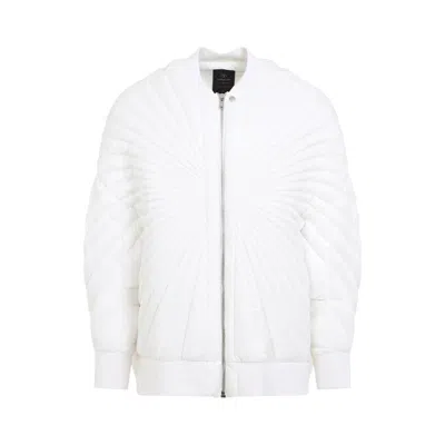 Moncler X Rick Owens Wintercoat In White