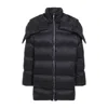 Moncler X Rick Owens X Rick Owens Cyclopic Coat In Black