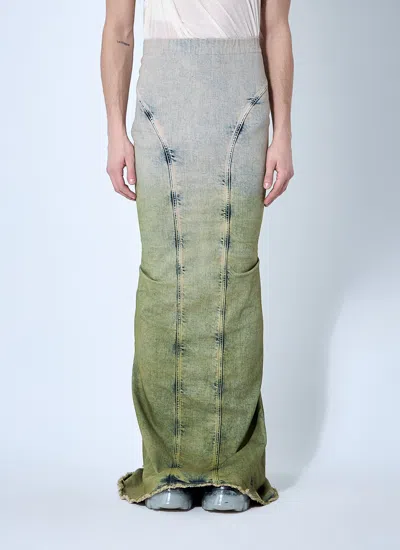 Moncler X Rick Owens Women Acid Degrade Al Maxi Skirt