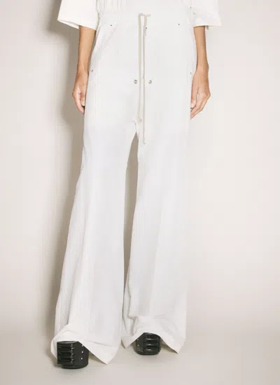 Moncler X Rick Owens Women Belas Drawstring Pants In White