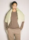 Moncler X Rick Owens Women Donut Down Shawl In Green