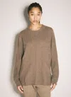 Moncler X Rick Owens Women Jumbo Crewneck Sweater In Brown