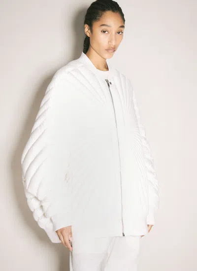 Moncler X Rick Owens Women Radiance Peter Jacket In White