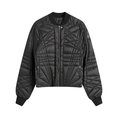 Pre-owned Moncler X Rick Owens Woven Megapenta Flight Jacket 'black' | Men's Size 2