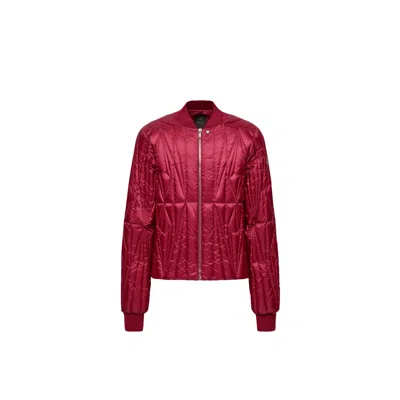 Moncler X Rick Owens X Rick Owens Geocamo Flight Jacket In Red