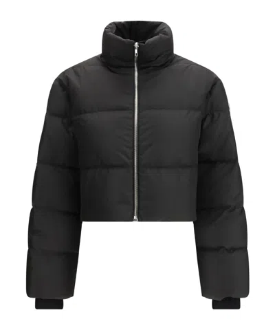 Moncler X Rick Owens Zip-detail Puffer Jacket In Gray