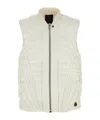 Moncler X Rick Owens Zippered Down Vest In White