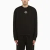 MONCLER X ROC NATION BY JAY-Z MONCLER X ROC NATION BY JAY-Z BLACK COTTON SWEATSHIRT WITH LOGO MEN
