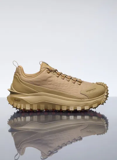 Moncler X Roc Nation Designed By Jay-z Trailgrip Low Top Sneakers In Khaki