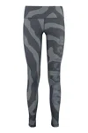 Moncler X Salehe Bembury - Technical Jersey Leggings In Grey