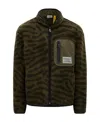 Moncler X Salehe Bembury Graphic-print Cardigan In Green