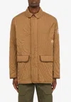 Moncler X Salehe Bembury Harter-heighway Down Jacket In Beige