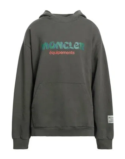 Moncler X Salehe Bembury Man Sweatshirt Dark Green Size Xl Cotton