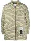 Moncler X Salehe Bembury Peano Down Jacket In Green