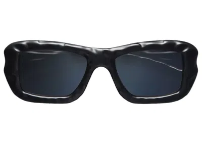 Pre-owned Moncler X Salehe Bembury Rectangular Sunglasses In Black