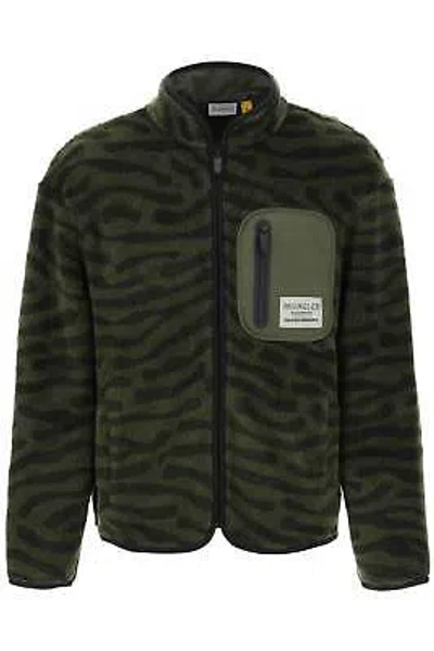 Pre-owned Moncler X Salehe Bembury Sweatshirt Pile Teddy M 8g00004m3282 Green Sz.s 833