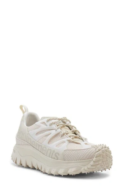 Moncler X Salehe Bembury Trailgrip Amoeba Low Top Hiking Sneaker In White