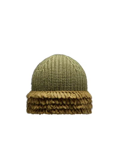 Moncler X Salehe Bembury Wool Beanie In Green