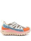 Moncler Chunky Sole Mesh Panels Pull Tab Sneakers In Neutrals