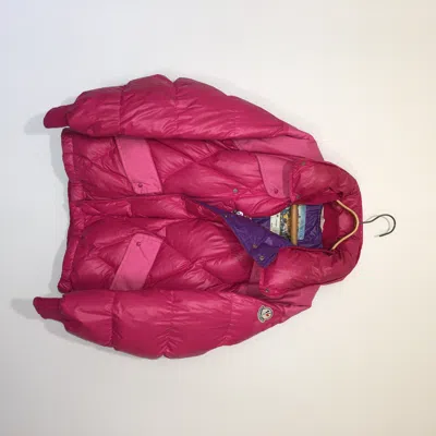 Pre-owned Moncler X Vintage 90's Moncler Grenoble Pink Down Puffer Jacket Size M