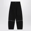 Moncler X Willow Smith Trousers With Zip Detail In Black