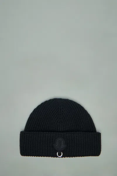 Moncler X Willow Smith Logo Beanie In Black